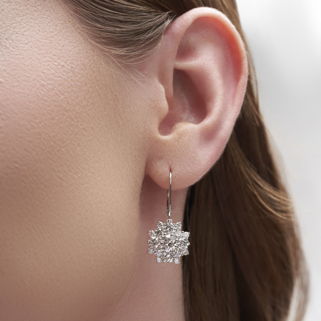 4.22 Ct Rose Quartz Spark Fashion Earrings for Love | Earrings for Women