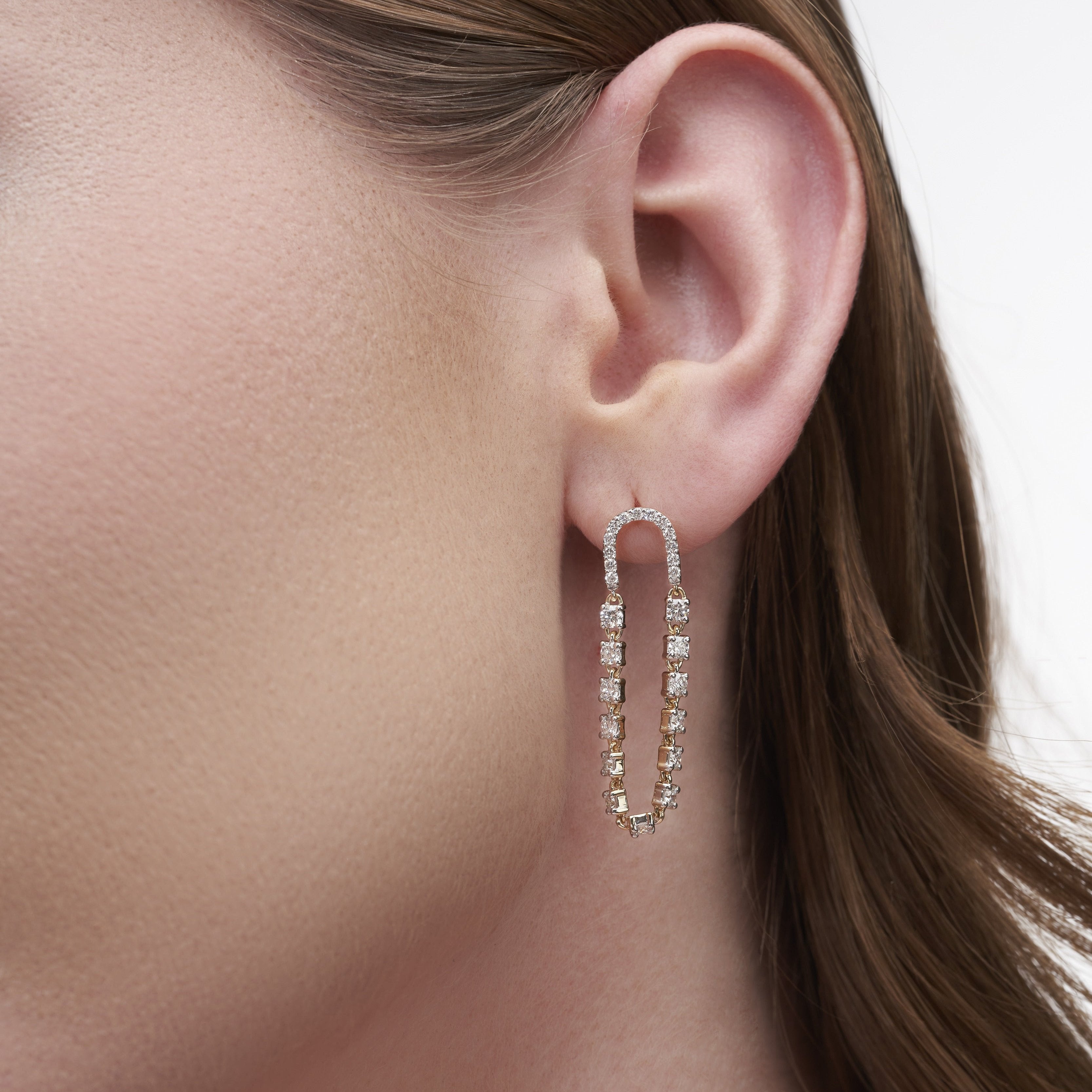 1.70 Ct Serene Sparkle Drops Earrings for Love | Women Fashion Earrings