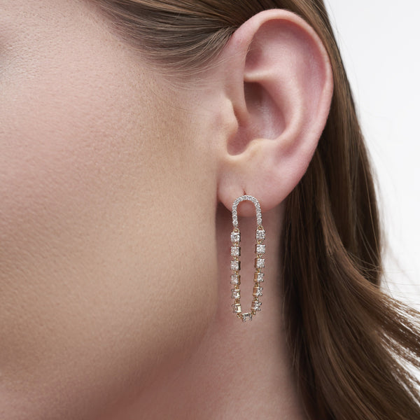 1.70 Ct Serene Sparkle Drops Earrings for Love | Women Fashion Earrings