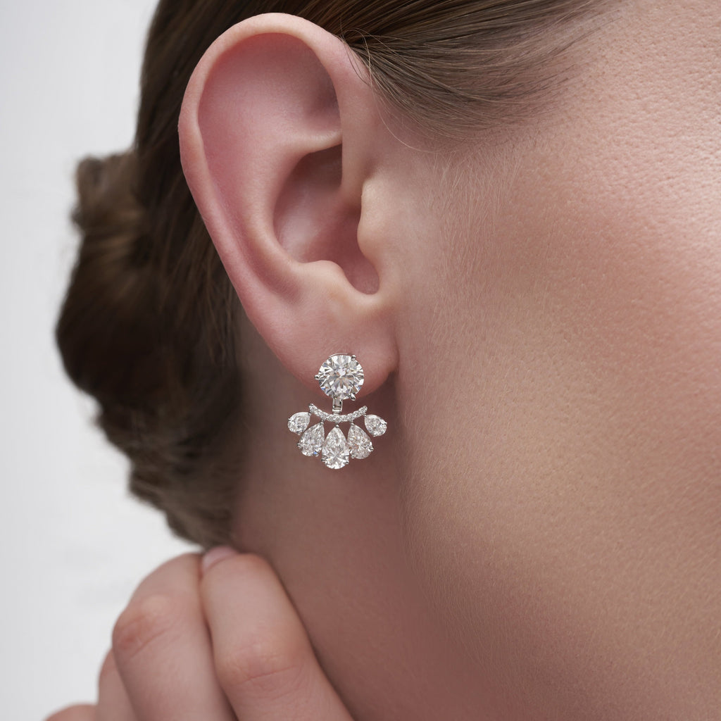 6.02 Ct Lustre Drops Earrings for Women | Earrings for Love Ones