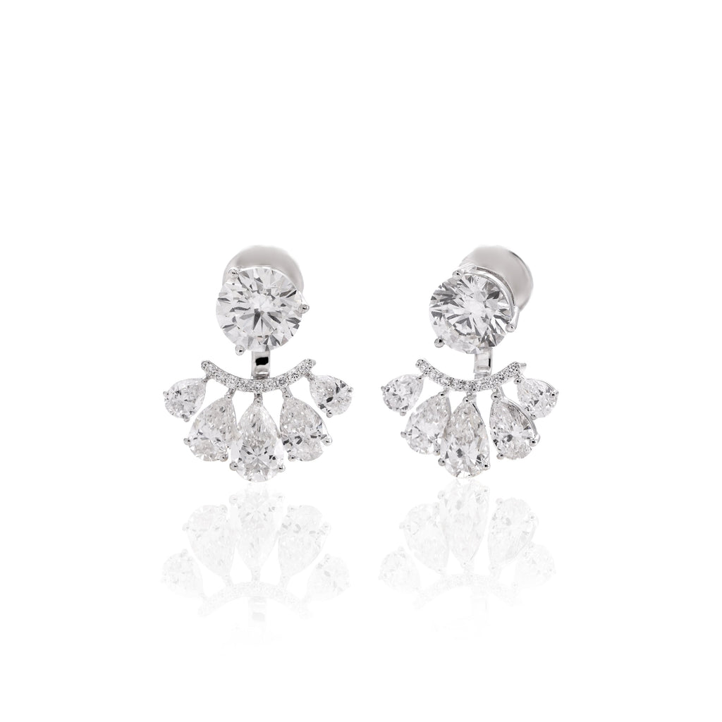 6.02 Ct Lustre Drops Earrings for Women | Earrings for Love Ones