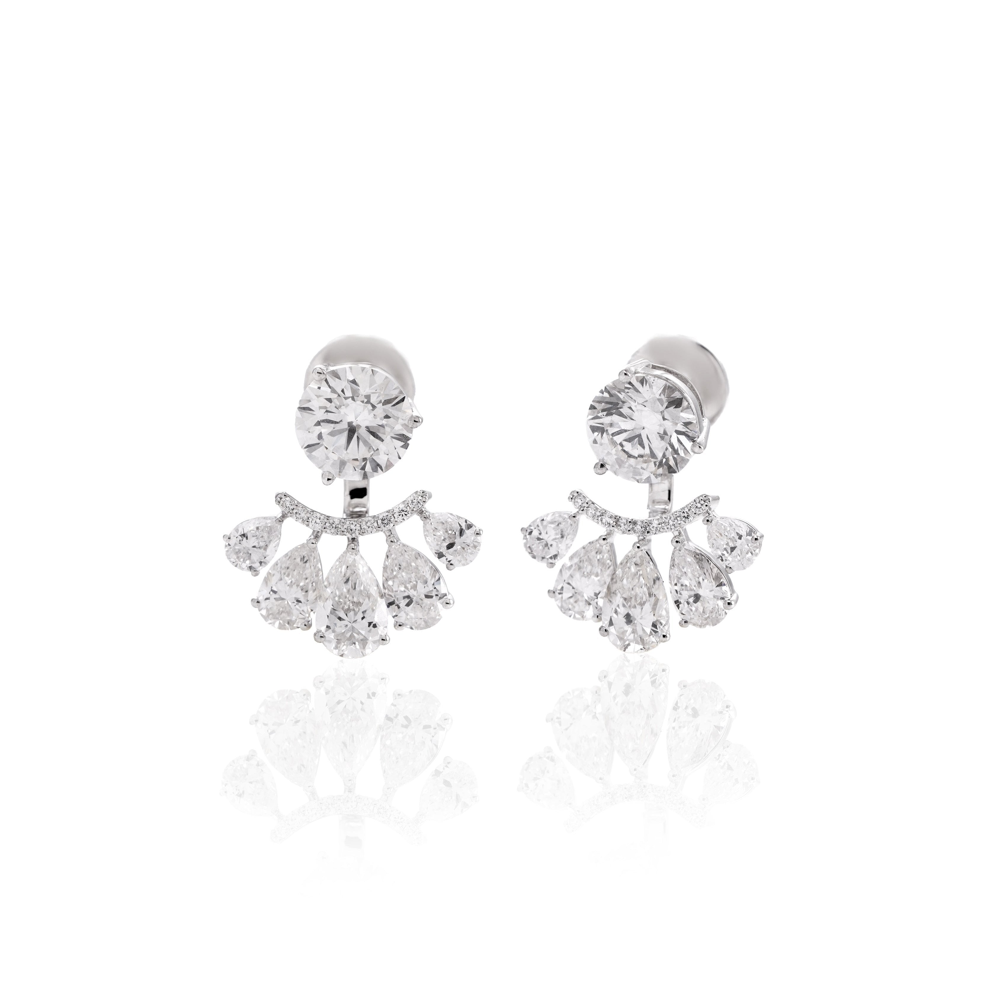 6.02 Ct Lustre Drops Earrings for Women | Earrings for Love Ones