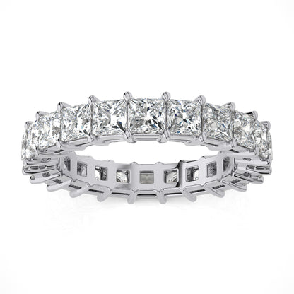 4.76 Ct Princess Eternity Band  Engagement & Wedding Rings