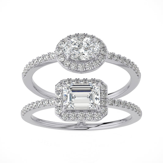 1.50 Ct Fashion Ring  Halo/Pave & Engagement Ring & Wedding Rings