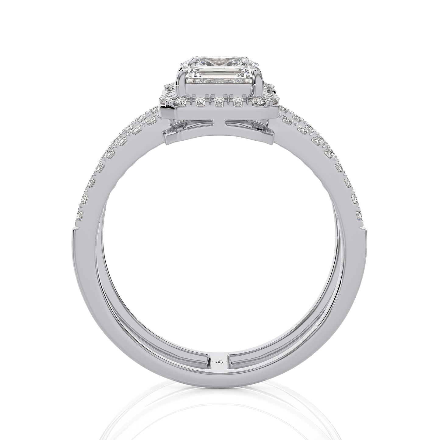 1.50 Ct Fashion Ring  Halo/Pave & Engagement Ring & Wedding Rings