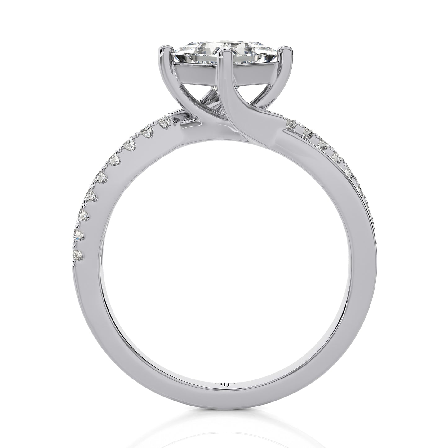 1.06 Ct Finger Ring Elegant Prong Engagement Ring & Wedding Ring