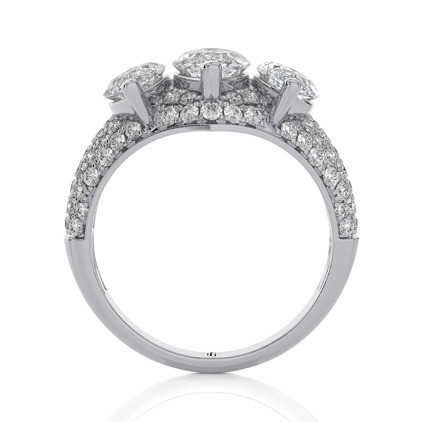 4.39 Ct Fashion Cocktail Ring & Wedding Rings