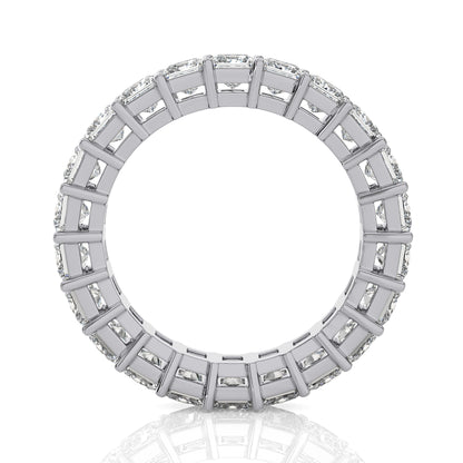 4.76 Ct Princess Eternity Band  Engagement & Wedding Rings