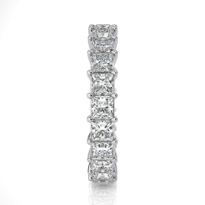 4.76 Ct Princess Eternity Band  Engagement & Wedding Rings