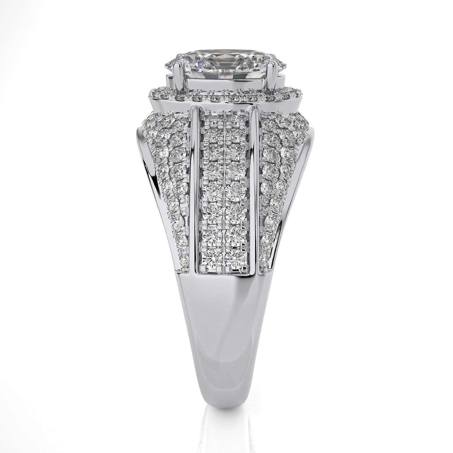 2.41 Ct Halo Vera Wang & Engagement & Wedding Rings