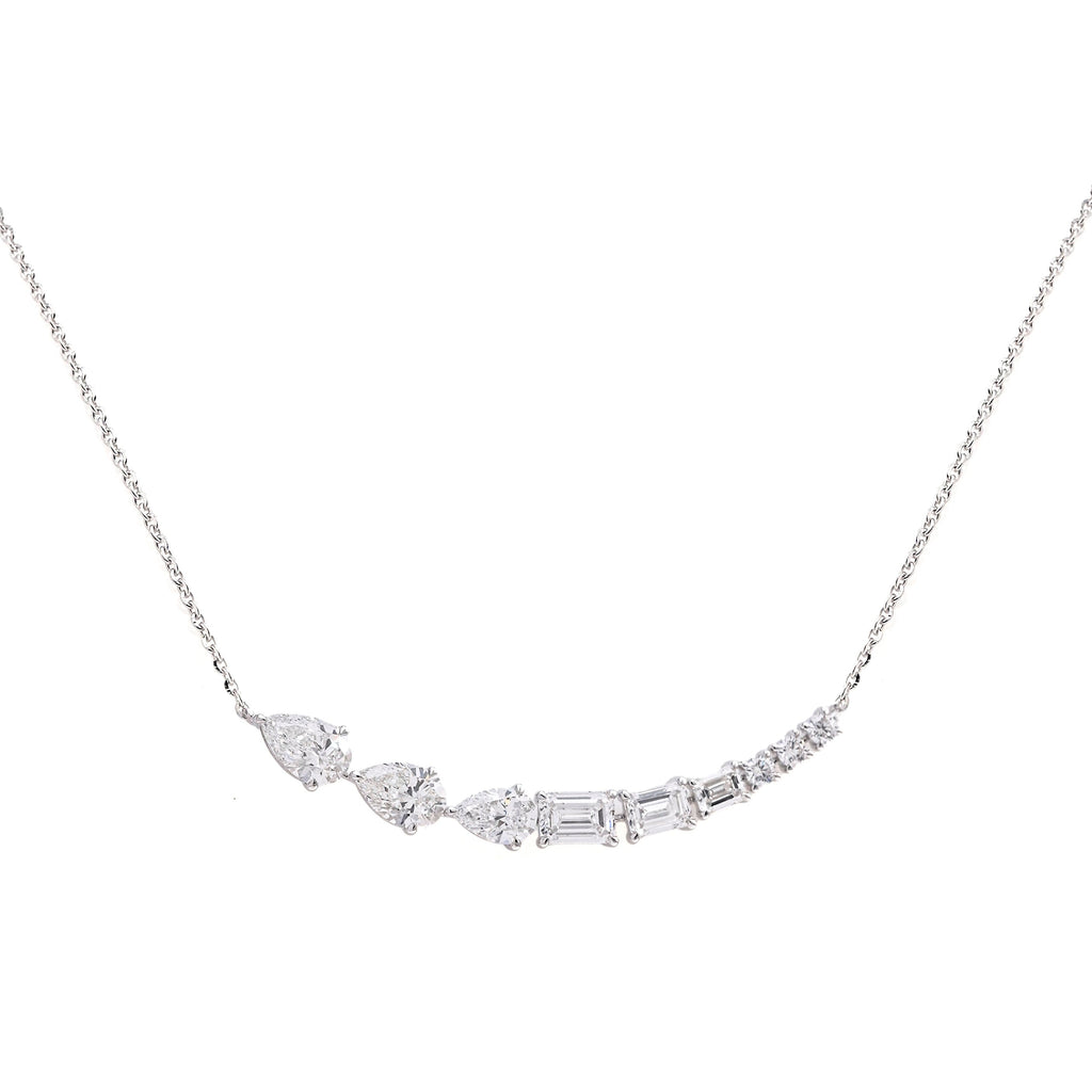 3.27 Ct Moonlit Grace Necklace For Love | Best Anniversary Gift For Her