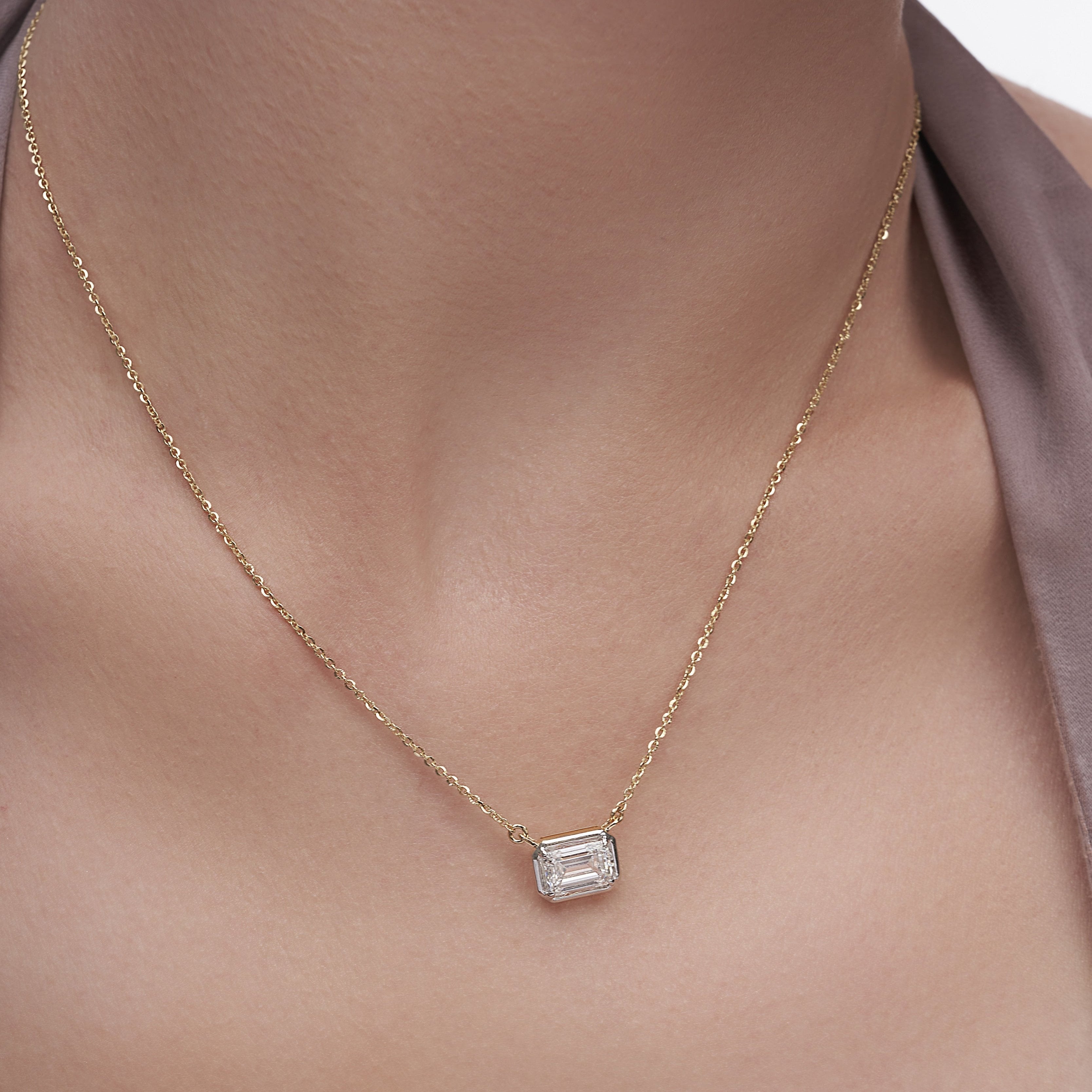 2.00 Ct Mystique Radiant Pendant For Love | Best Birthday Gift For Women