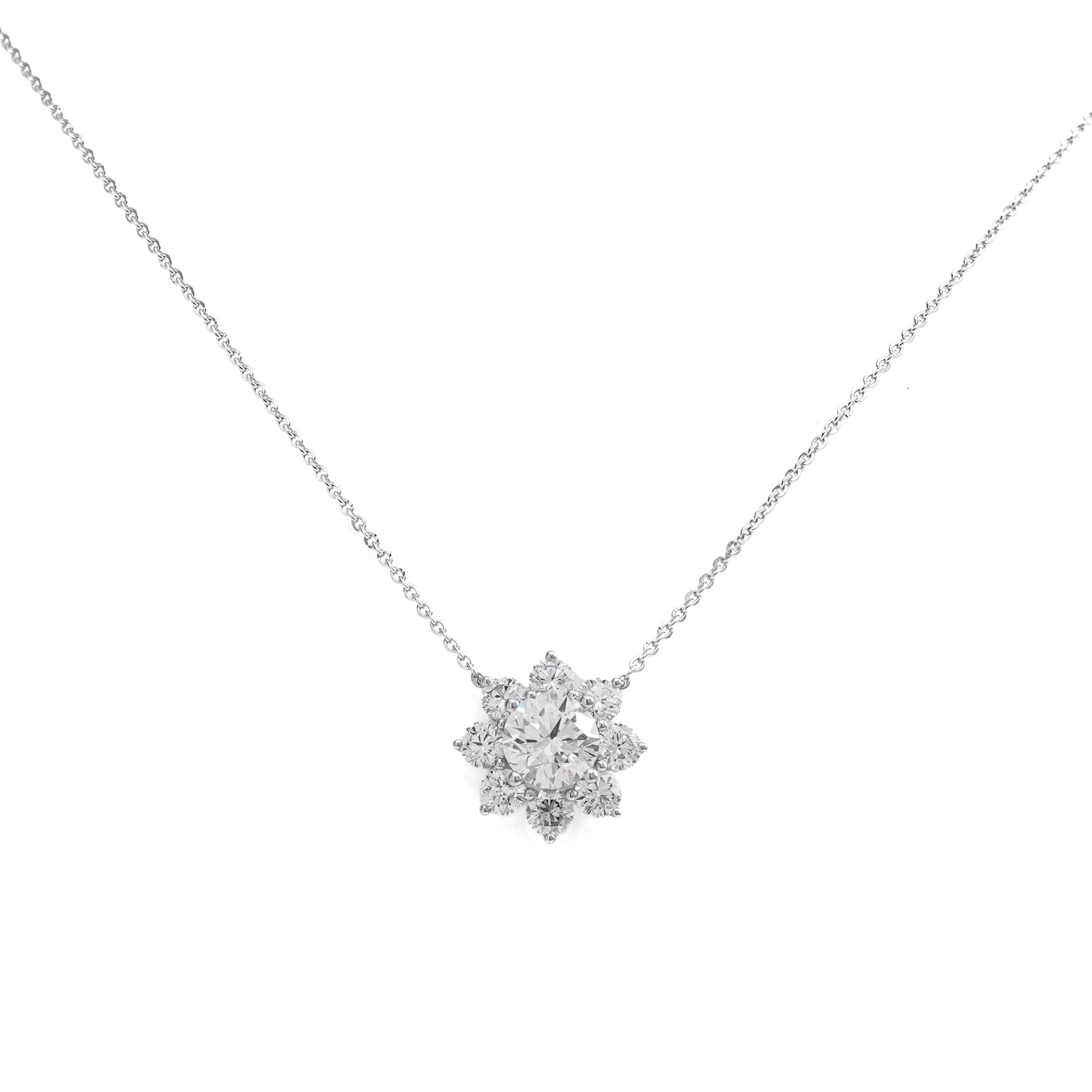 3.87 Ct Circle Pendant Necklace For Women | Best Anniversary Gift For Her