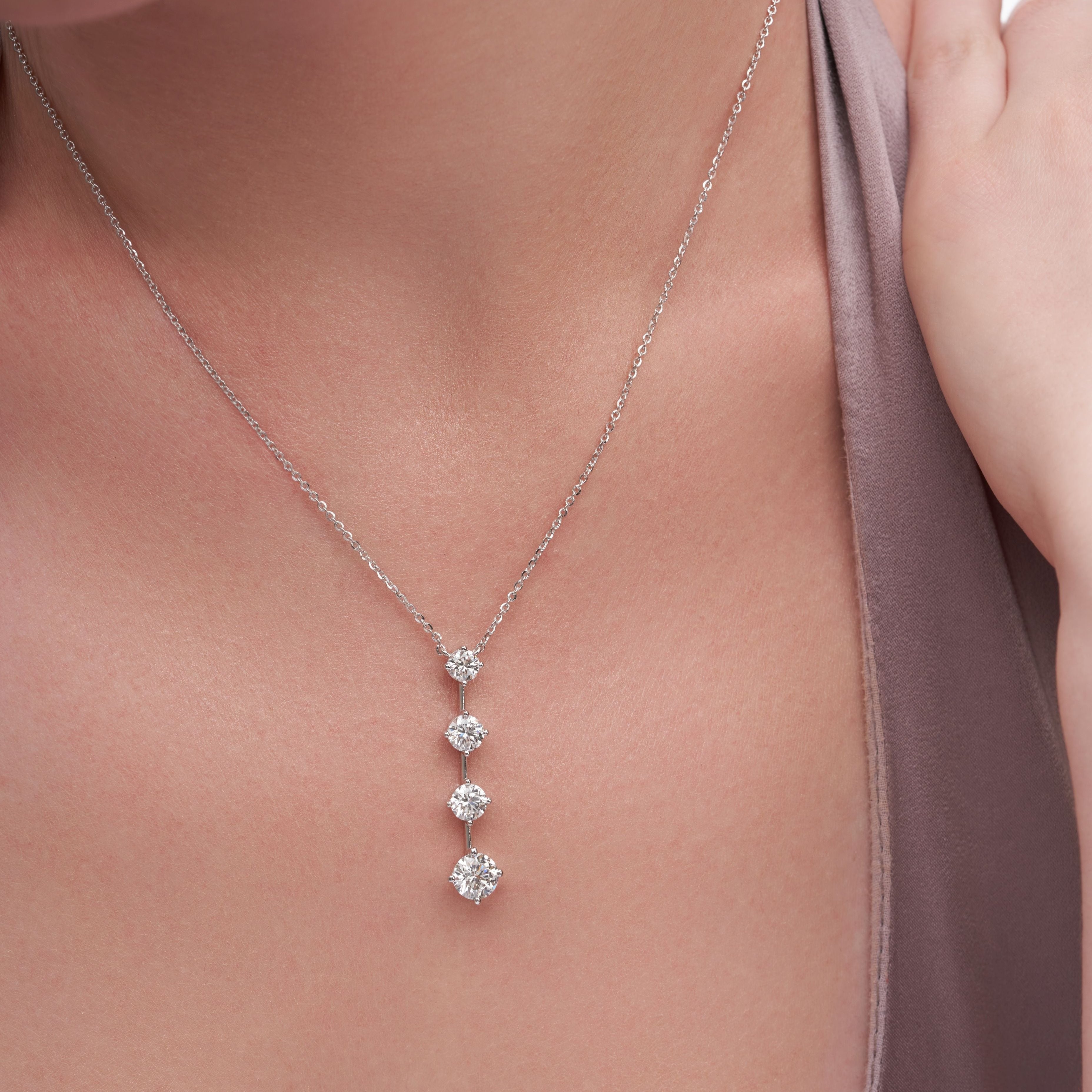 2.78 Ct Celestial Diamond Teardrop Pendant For Women | Best Gift For Love Ones