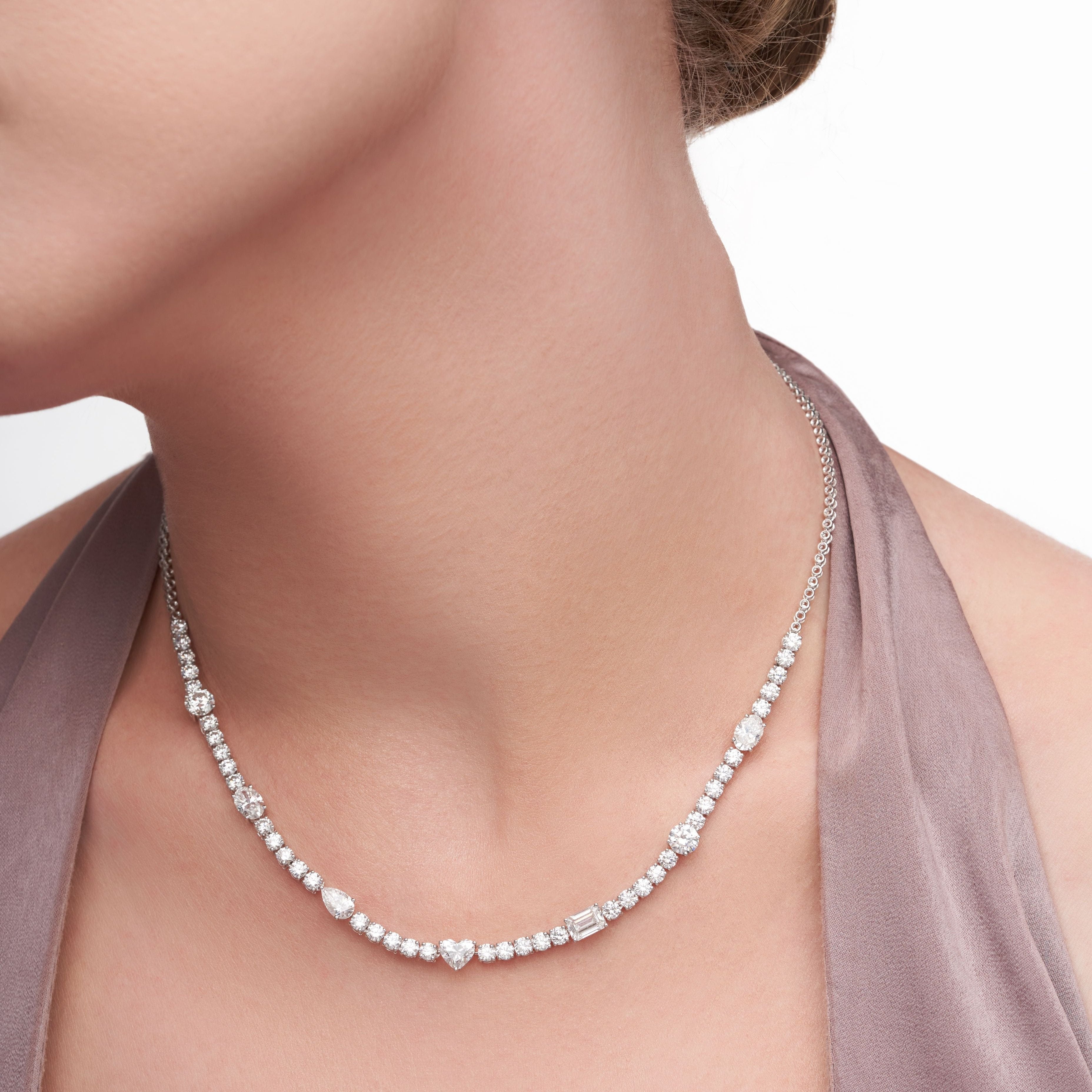 10.00 Ct Aurora Charm Necklace | Best Anniversary Gift For Love Ones