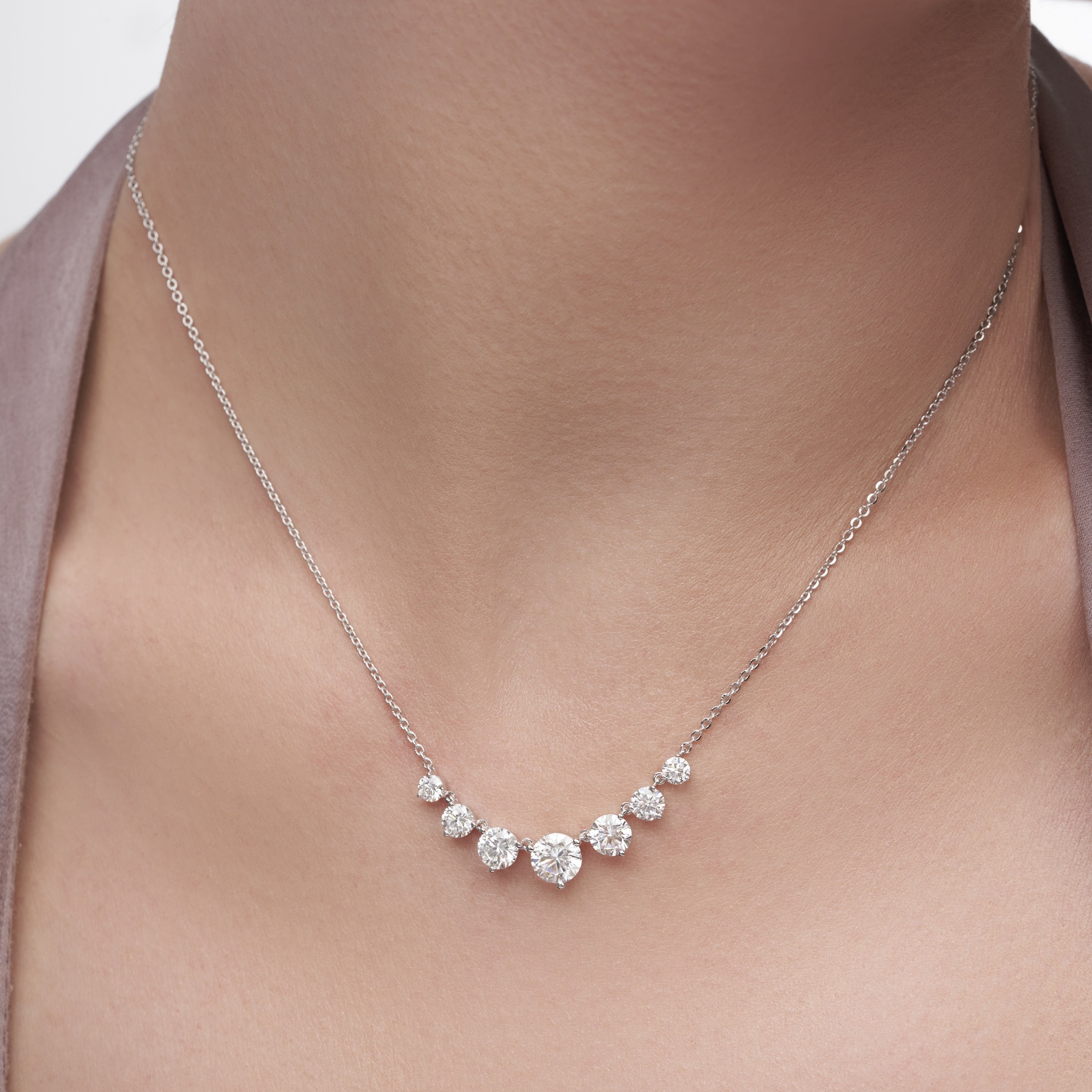 2.92 Ct Crown Minimalist Necklace For Women | Best Gift For Her