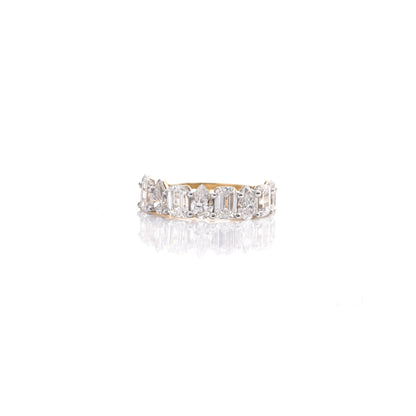 3.80 Ct Gilded Glow Engagement Ring For Love One