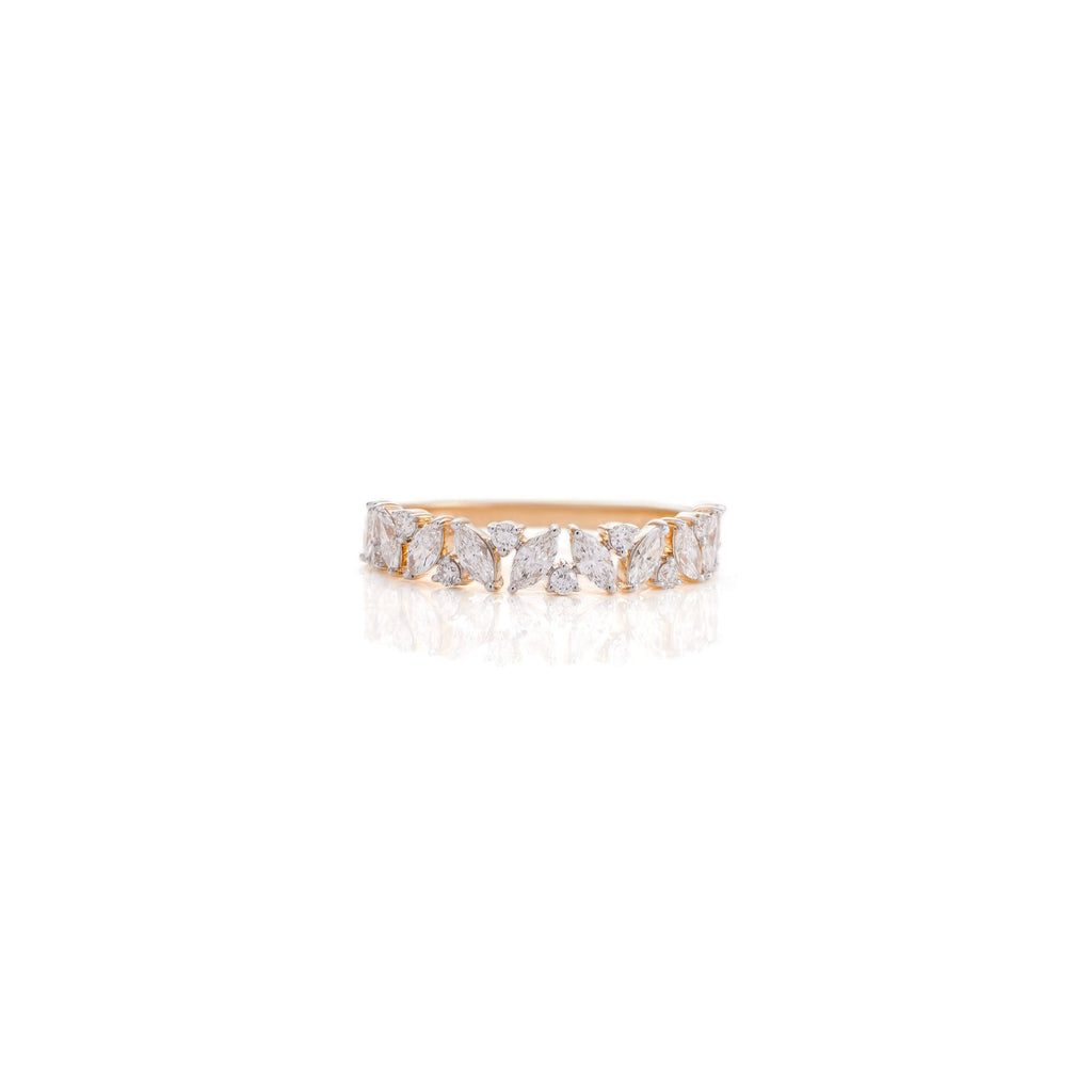 0.78 Ct Aurora Luxe Wedding Band Ring For Women