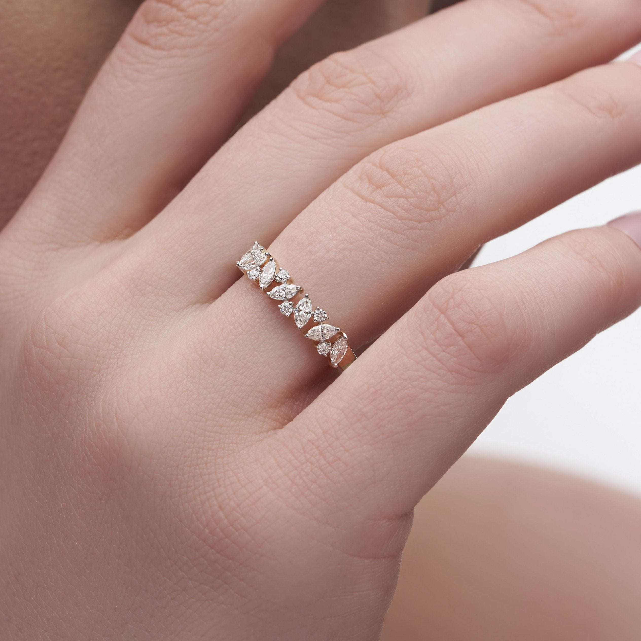 0.78 Ct Aurora Luxe Wedding Band Ring For Women