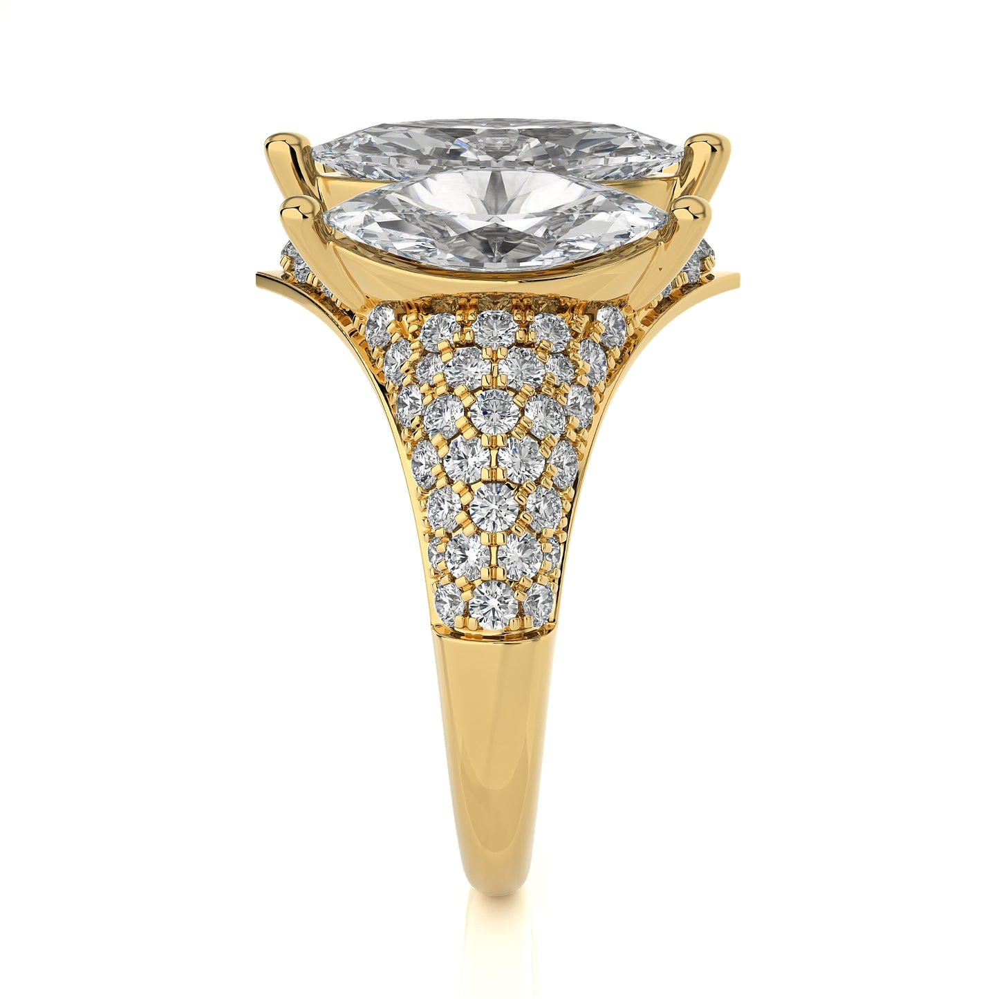 4.39 Ct Fashion Cocktail Ring & Wedding Rings