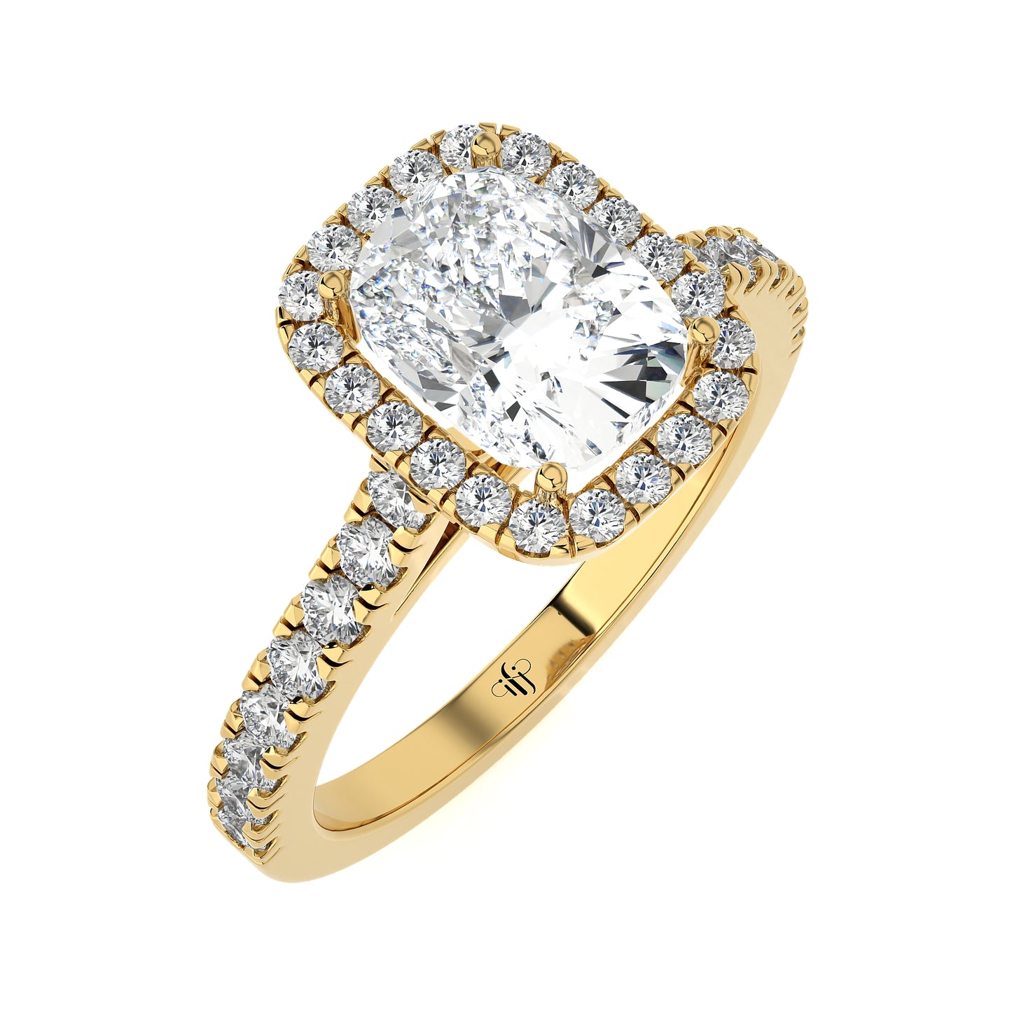 2.05 Ct Elongated Jewelry & Engagement & Wedding Ring