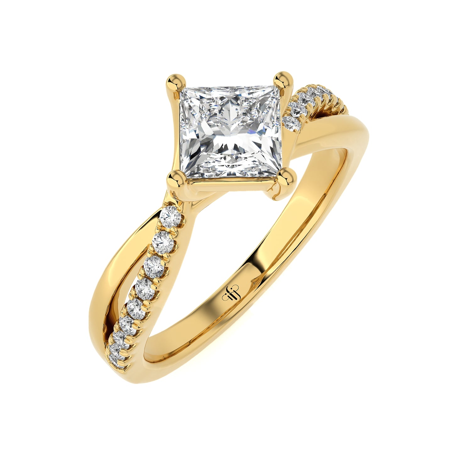 1.06 Ct Finger Ring Elegant Prong Engagement Ring & Wedding Ring