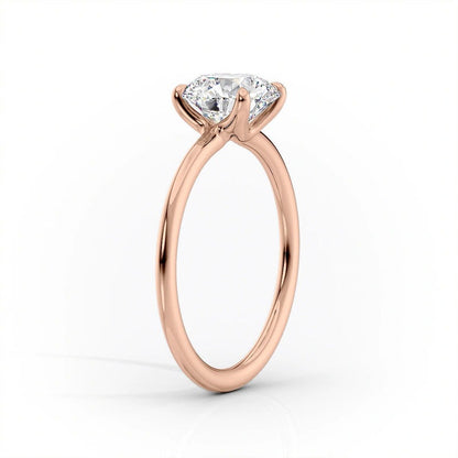 2.00 Ct In Princess Bardot Scallop Engagement Ring