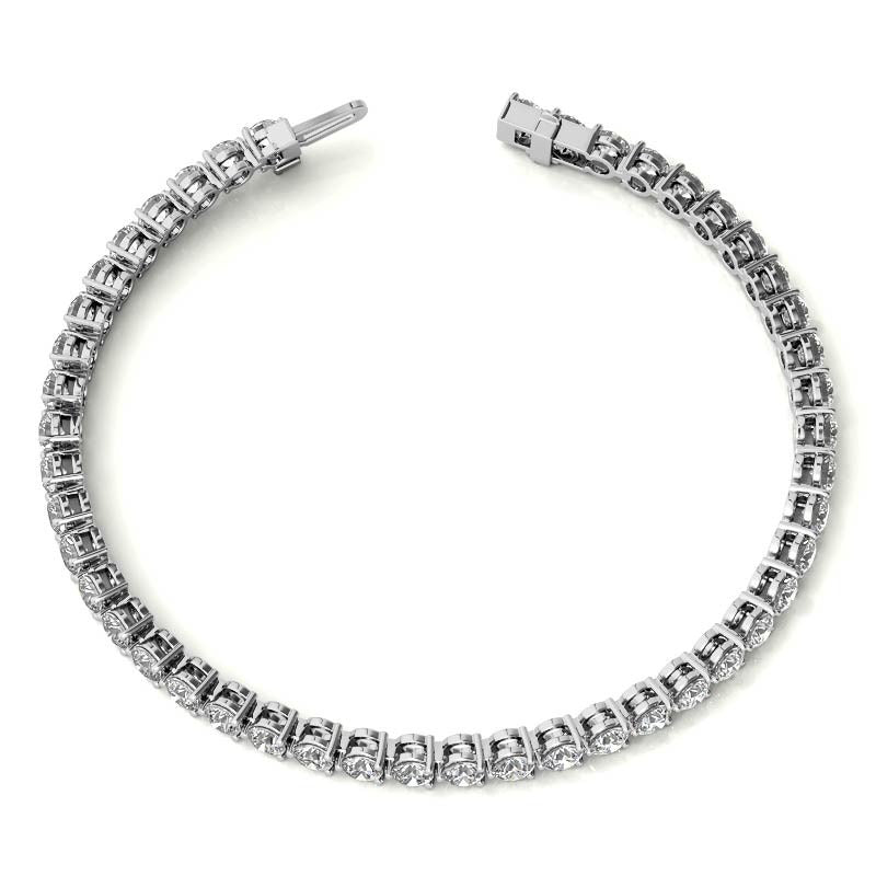 5.55 Ct 3 Prong Tennis Bracelet In | Jewelry for Women