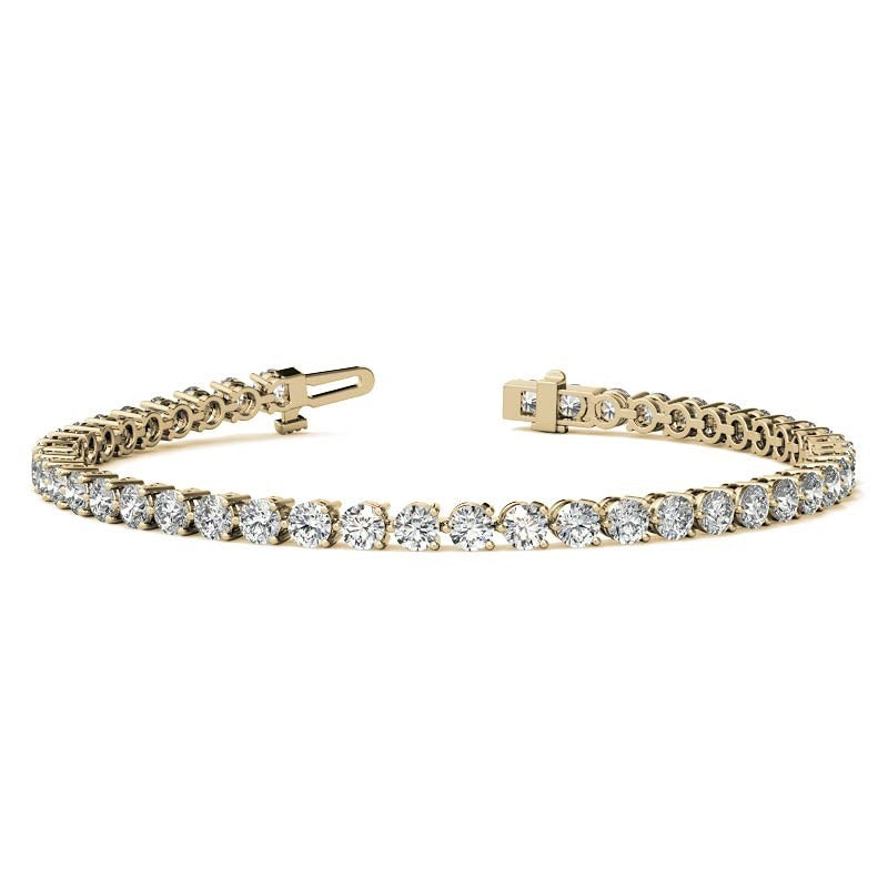 5.55 Ct 3 Prong Tennis Bracelet In | Jewelry for Women