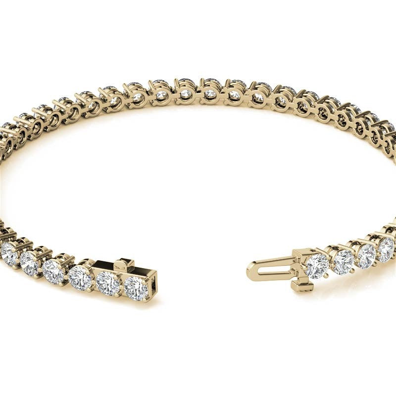 5.55 Ct 3 Prong Tennis Bracelet In | Jewelry for Women