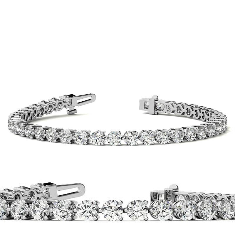 7.50 Ct 3 Prong Tennis Bracelet In | Jewelry for Women