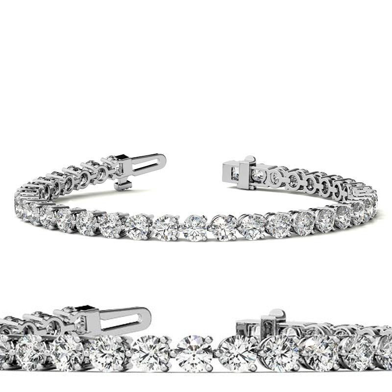 15.10 Ct 3 Prong Tennis Bracelet In | Jewelry for Women