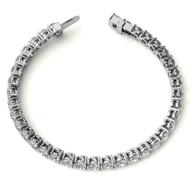 15.10 Ct 3 Prong Tennis Bracelet In | Jewelry for Women