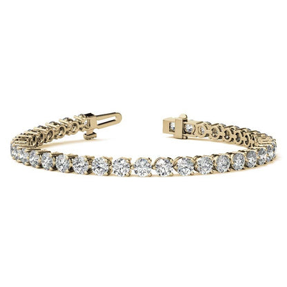 15.10 Ct 3 Prong Tennis Bracelet In | Jewelry for Women