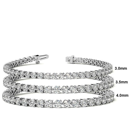 15.10 Ct 3 Prong Tennis Bracelet In | Jewelry for Women