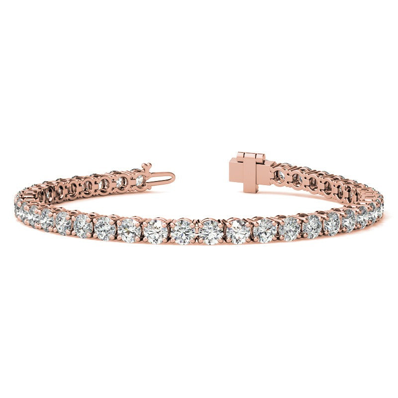 15.10 Ct 4 Prong Classic Tennis Bracelet| Jewelry for Women