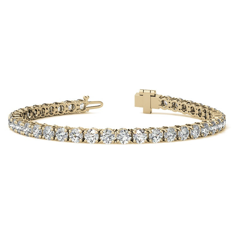 15.10 Ct 4 Prong Classic Tennis Bracelet| Jewelry for Women