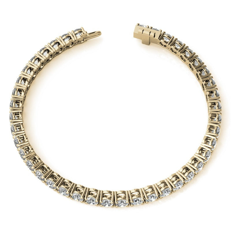 15.10 Ct 4 Prong Classic Tennis Bracelet| Jewelry for Women