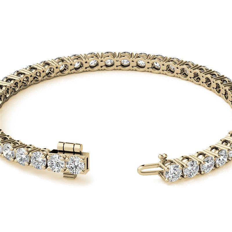 15.10 Ct 4 Prong Classic Tennis Bracelet| Jewelry for Women
