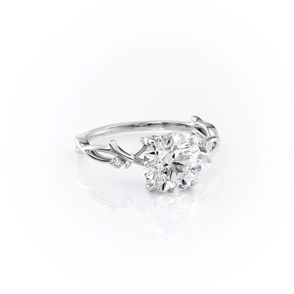 2.50 CT Round The Twig Engagement Ring