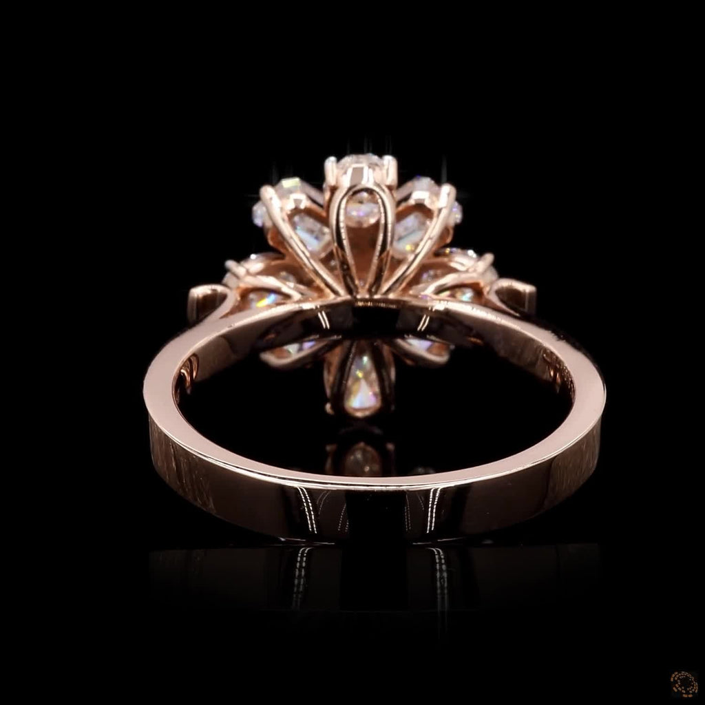 2.50 Ct Oval Cut Diamond Ring With Halo Wedding Ring