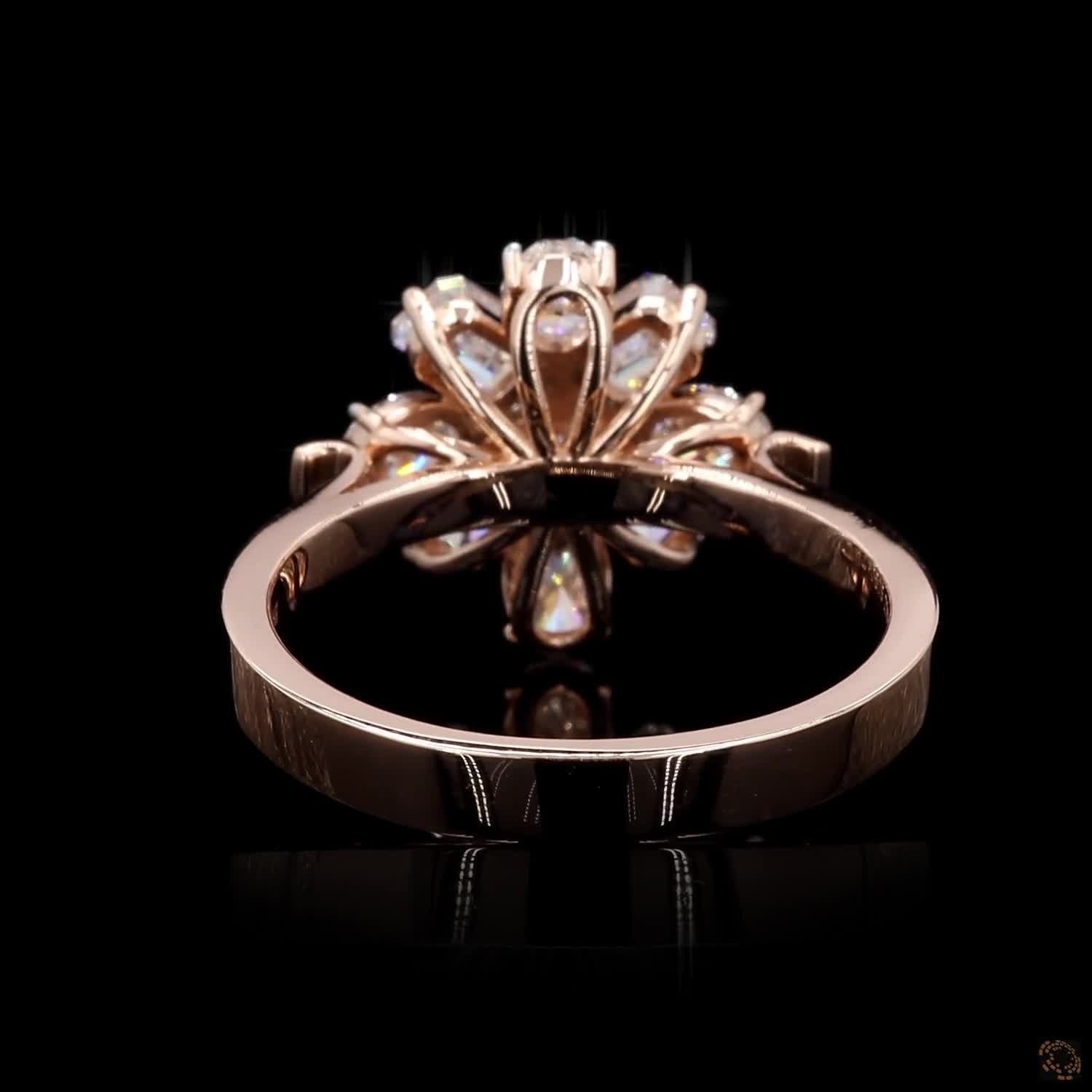 2.50 Ct Oval Cut Diamond Ring With Halo Wedding Ring