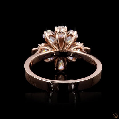 2.50 Ct Oval Cut Diamond Ring With Halo Wedding Ring