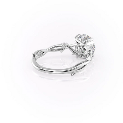 2.50 CT Round The Twig Engagement Ring