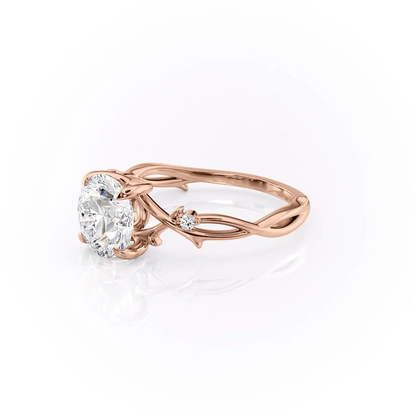 2.50 CT Round The Twig Engagement Ring