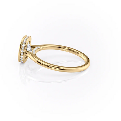 3.00 CT The Charlotte Cushion Bezel-Set Engagement Ring