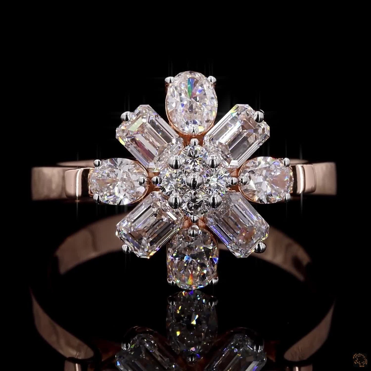 2.50 Ct Oval Cut Diamond Ring With Halo Wedding Ring