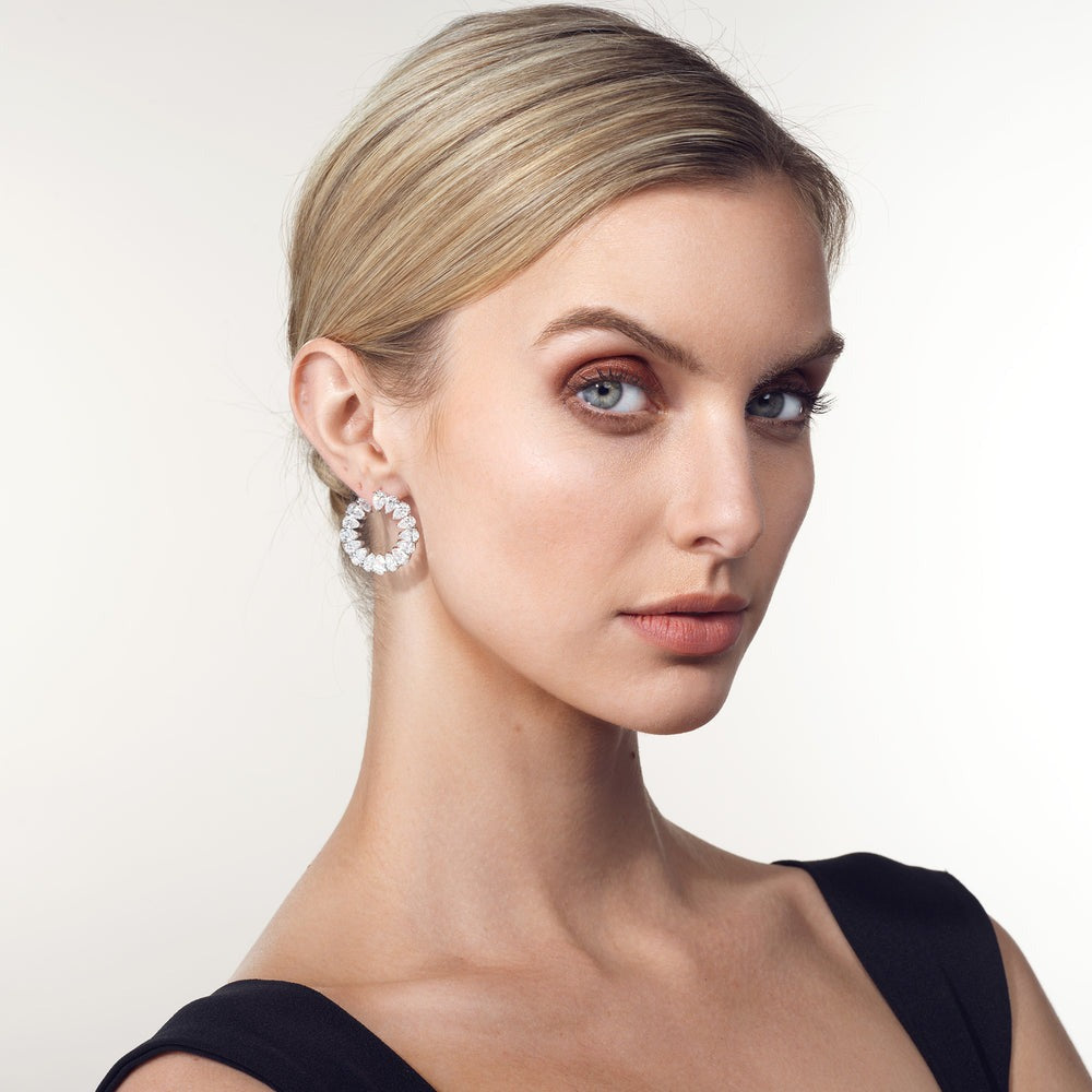 13.00 Ct The Kandinsky Hoops