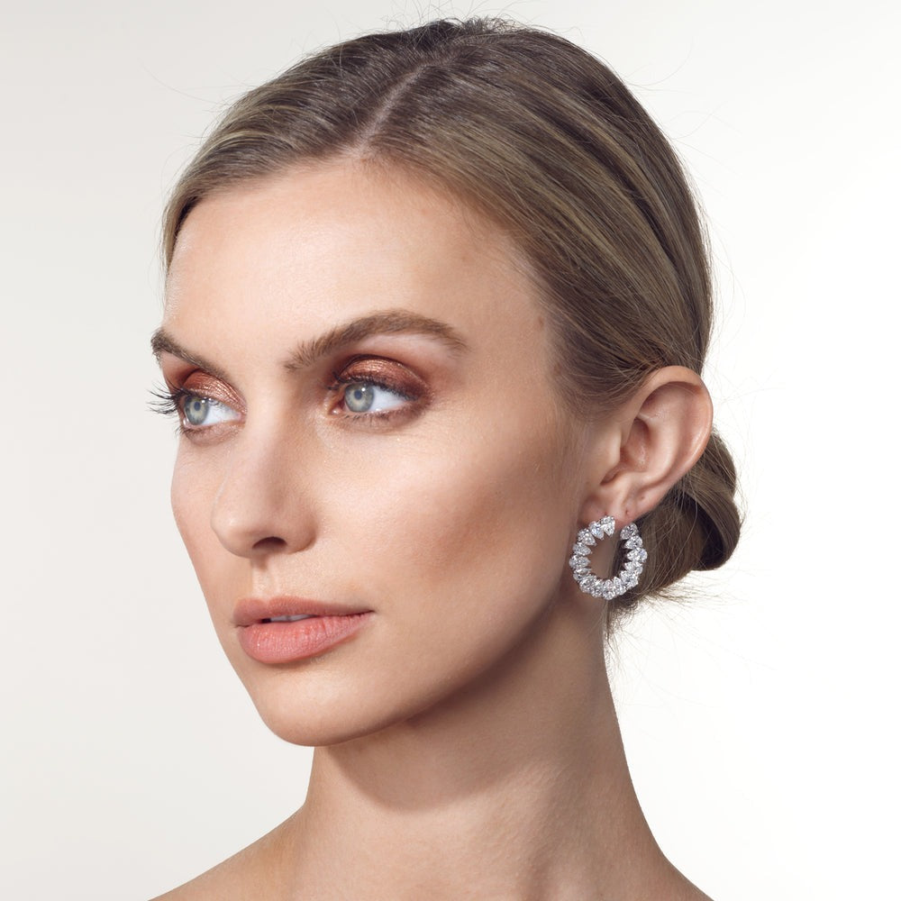 13.00 Ct The Kandinsky Hoops