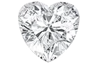 Heart diamond shape